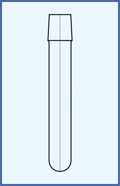 Test tubes - Test tube for microbilology - without plug