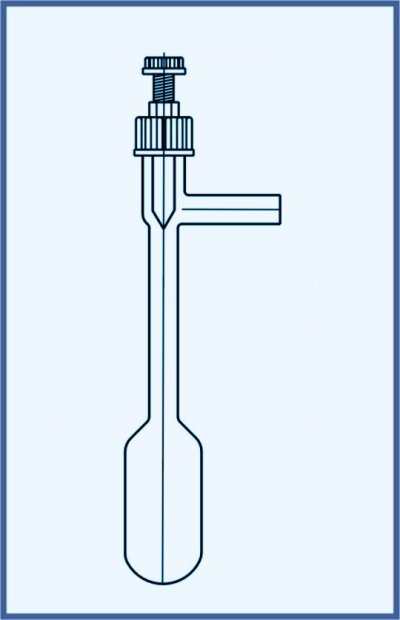 Mineralizationskolben mit PTFE Ventil