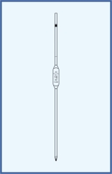 Pipettes with one and two marks, QUALICOLOR, COLOR CODE