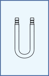 U-shape with hose connections