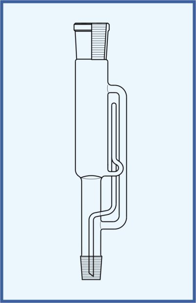 Chladič - Extraktor - extrakční nástavec podle Soxhleta