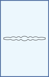 straight, with conically arranged hose connections for different diameters of rubber tube