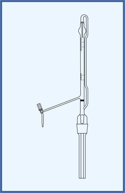 Automatic burettes according to Pellet - with PTFE valve, QUALICOLOR - class AS