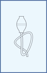 ruber blower for automatic burette