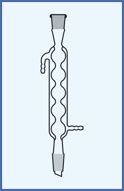 Kühler - Allihn - Kugelkühler - mit NS - Kern und Hülse