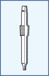 Pipette mit NS 14/15 für Tropfflasche