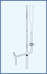 seitlicher PTFE-Ventil, mit Umlaufhahn mit Glas-Küken, Klasse AS